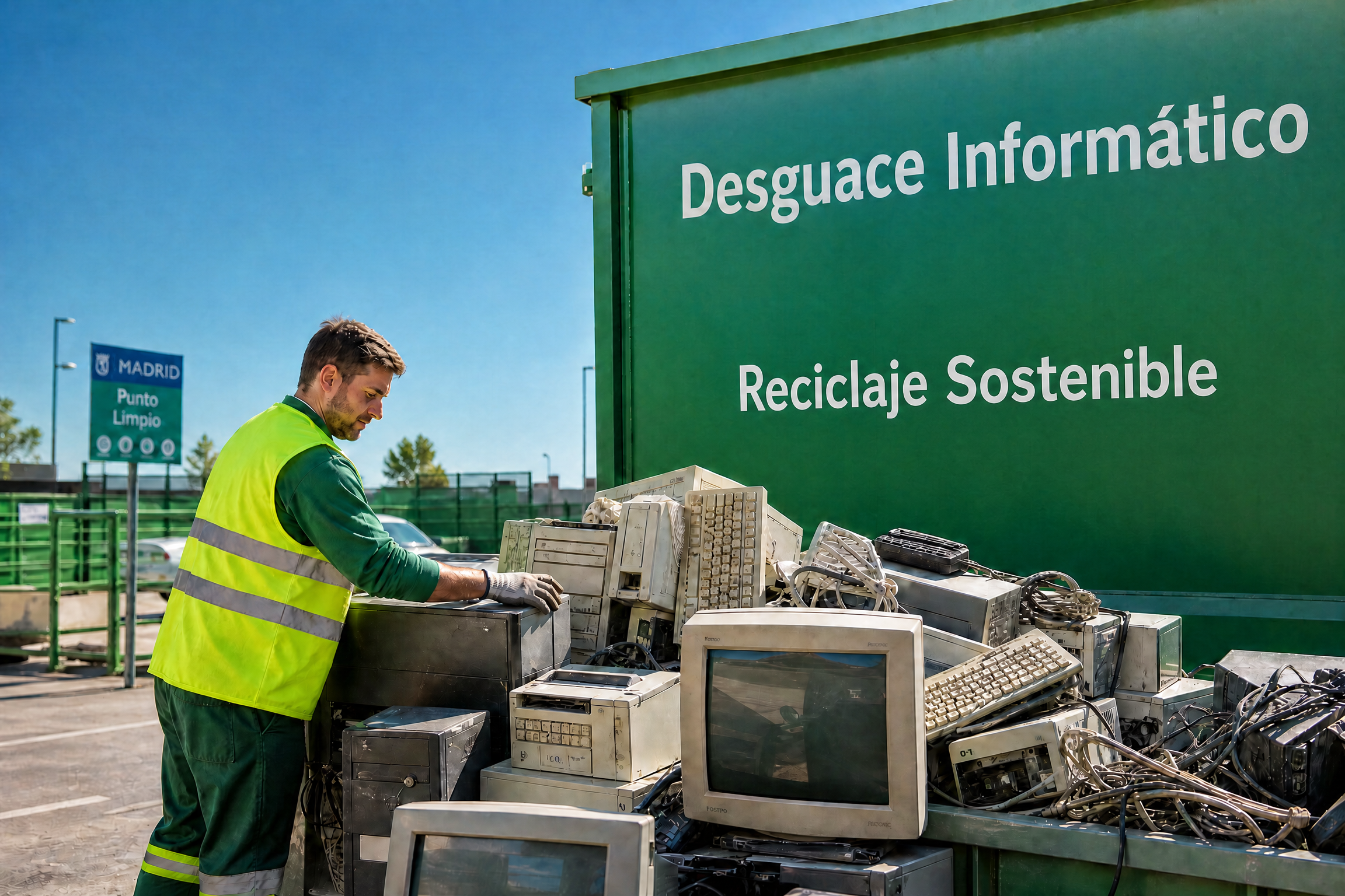 Reciclaje de material informático Madrid